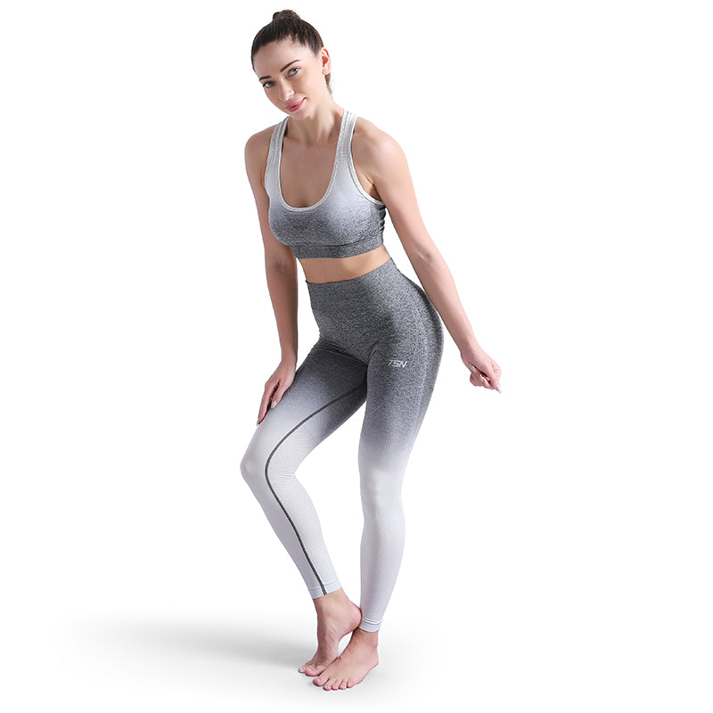 Seamless Women Yoga Set Gym Clothing LongSleeve Crop Top High Waist Le –  LIBTA SHOP