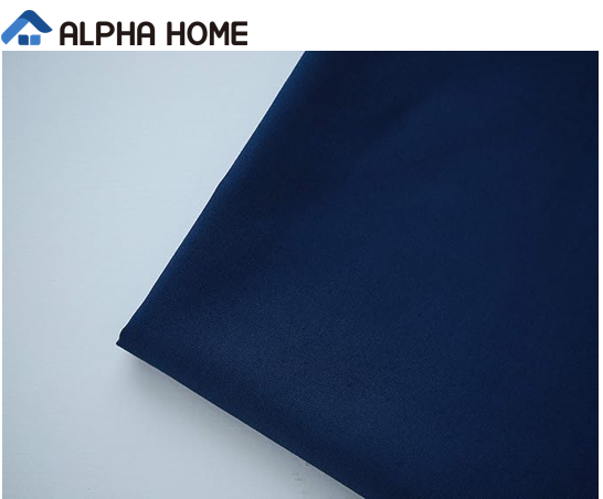 ALPHA HOME 100% Cotton Fabric Solid Quilting Fabric (1yard, 37-Dark Blue)