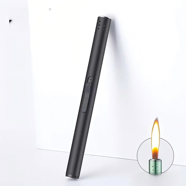 ALPHA CAMP Friction Lighters for igniting gas Lighter Arc Windproof FLighter with Safety Lock for Candle BBQ Camping