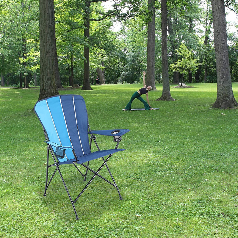 ALPHA CAMP Folding Camping Chair Portable Padded Oversized Chairs –  AlphaMarts